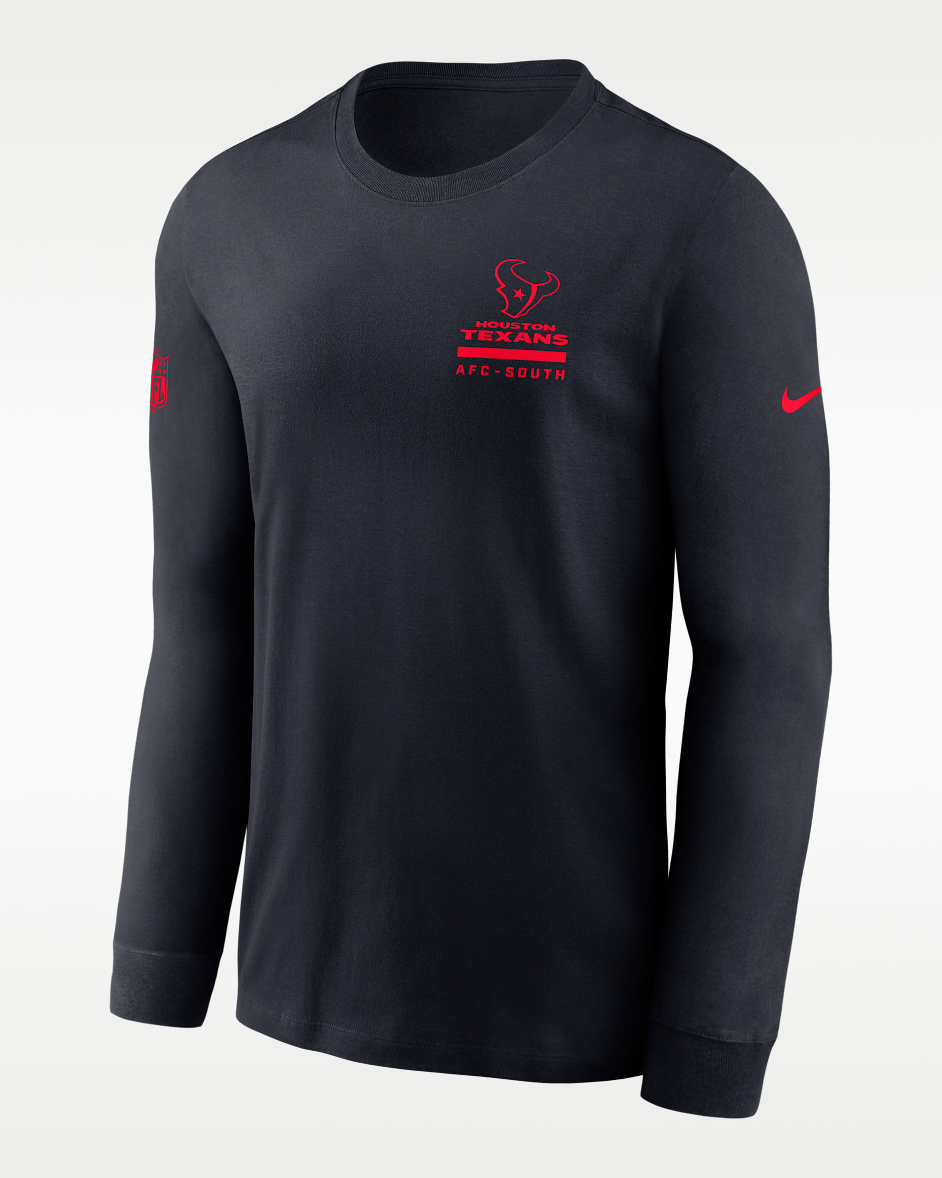 Houston Texans Sideline Team Issue Men's Nike Dri-FIT NFL Long